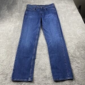 Levis 514 Straight Fit Jeans Mens 34x34 Blue Medium Wash